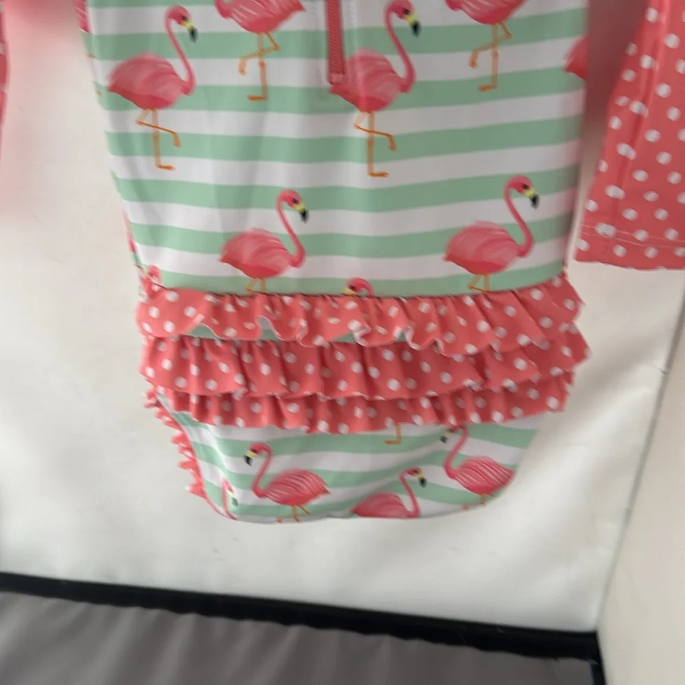 Flamingo Print Kids Swimwear size12-18 mo‎